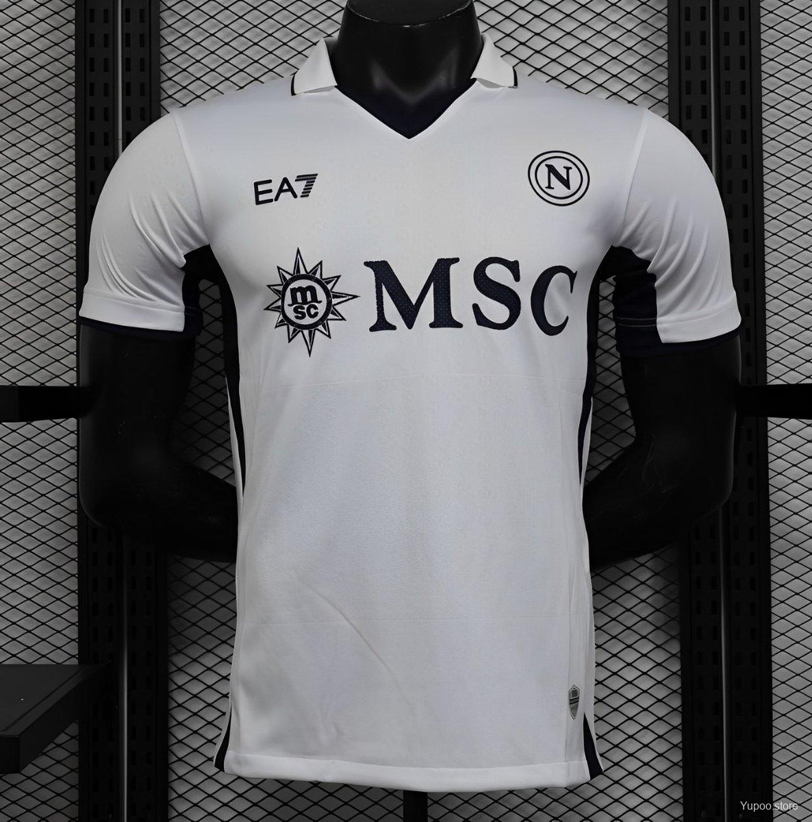 Camiseta de fútbol Napoli 2024/25 VISITANTE MANGA CORTA VERSION JUGADOR